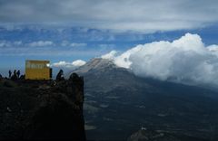 Biwakschachtel am Popocatepetl