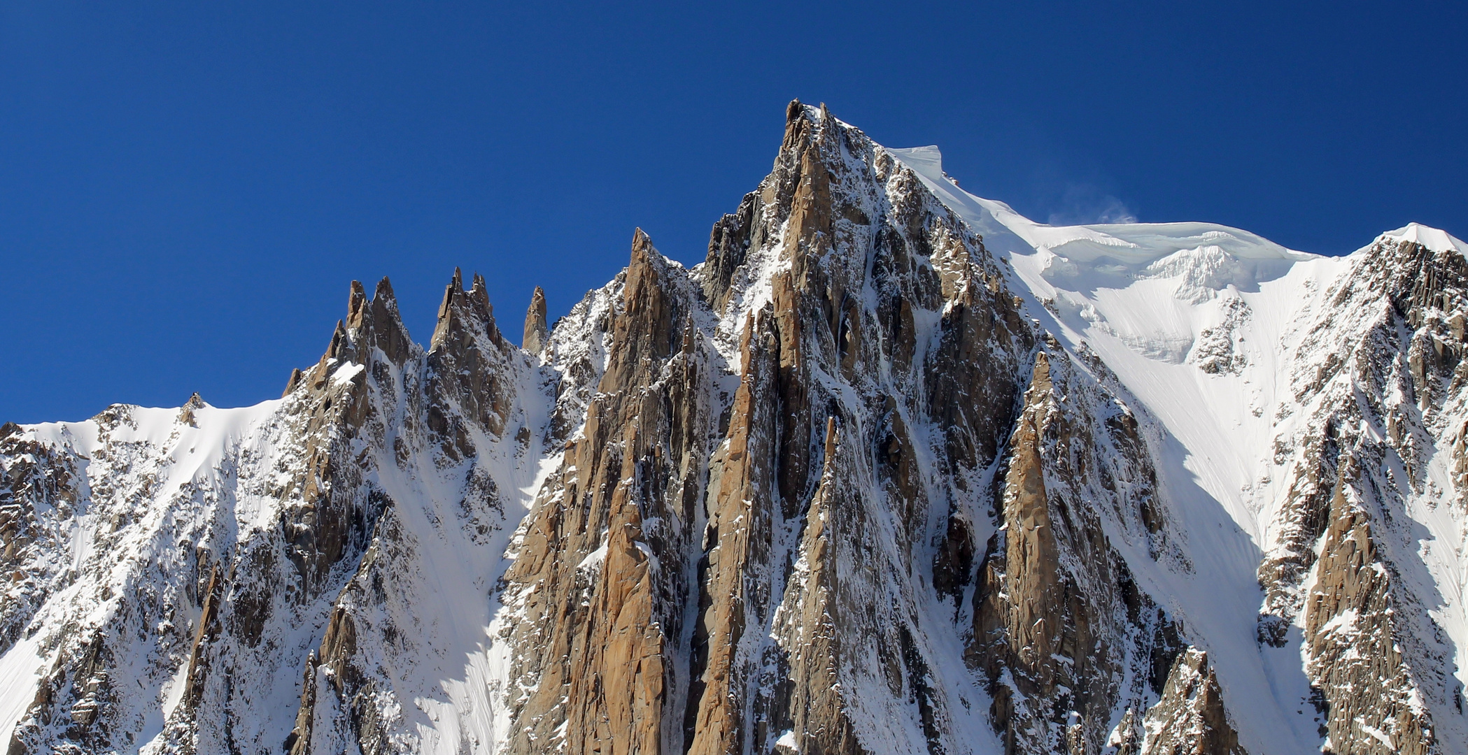 Bizarre Bergspitzen