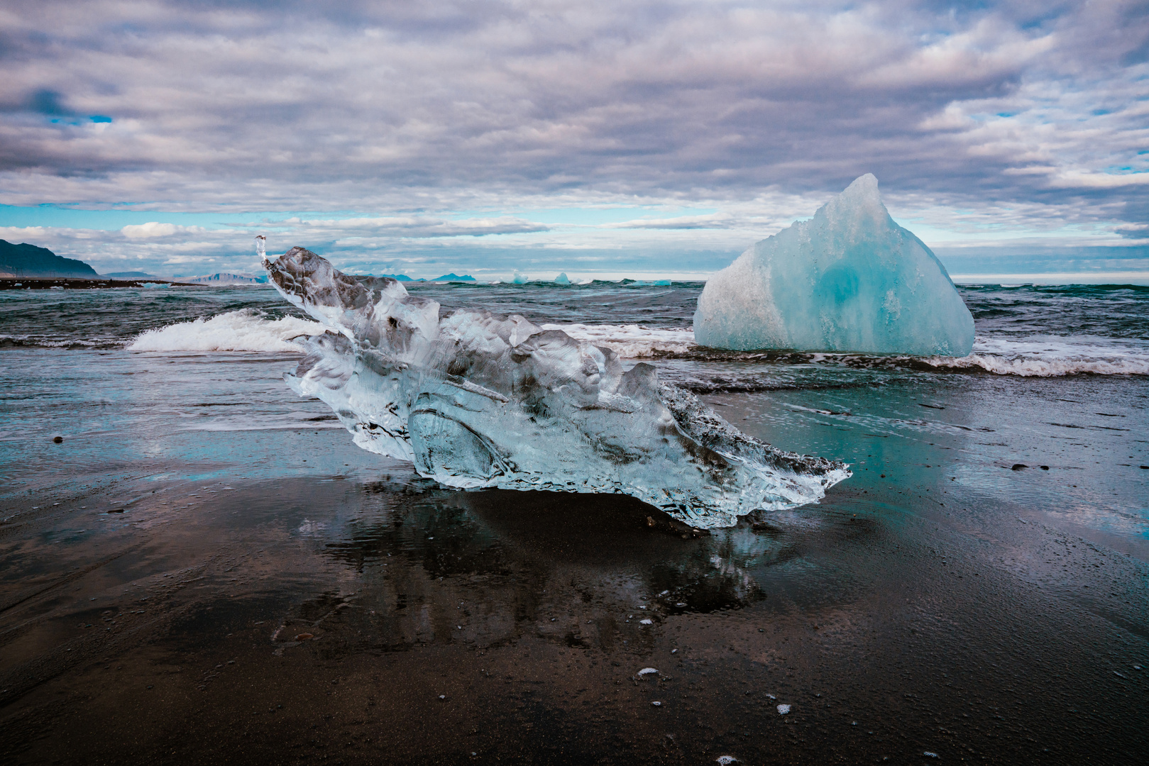 Bizarre Eis-Formation