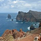 Bizarre Felsformationen der Ponta de Sao Lourenco