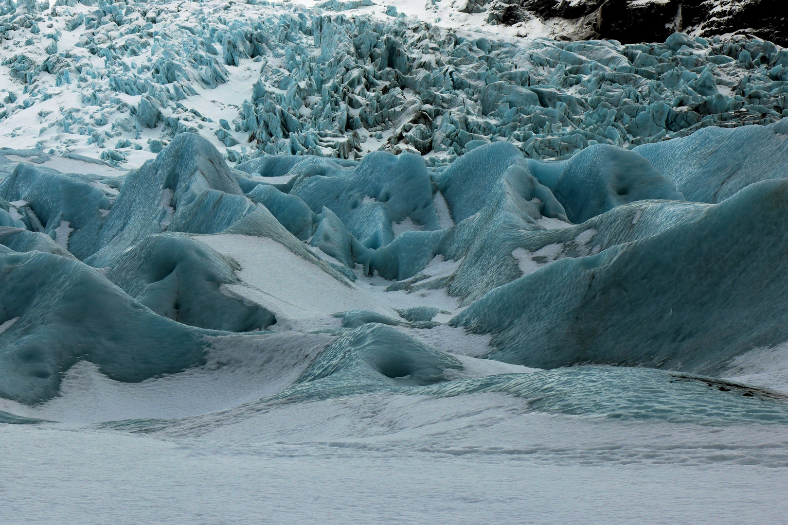 Bizarre Gletscherwelt