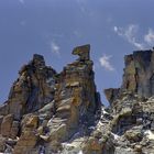 Bizarre rock formation