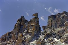 Bizarre rock formation