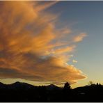 bizarres Wolkenbild am 28.12.2013