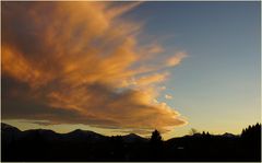 bizarres Wolkenbild am 28.12.2013