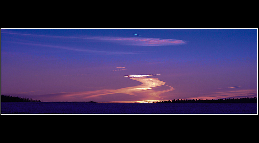 Bizarres Wolkengebilde