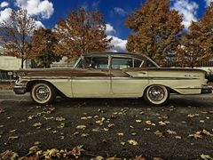 BJ 58 - Chevrolet "BEL AIR" eines Straubinger Oldtimerfans.