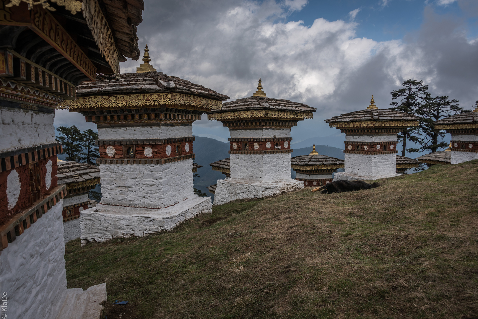 Bjutan - Dochu-la Pass - Druk Wangyal Chorten