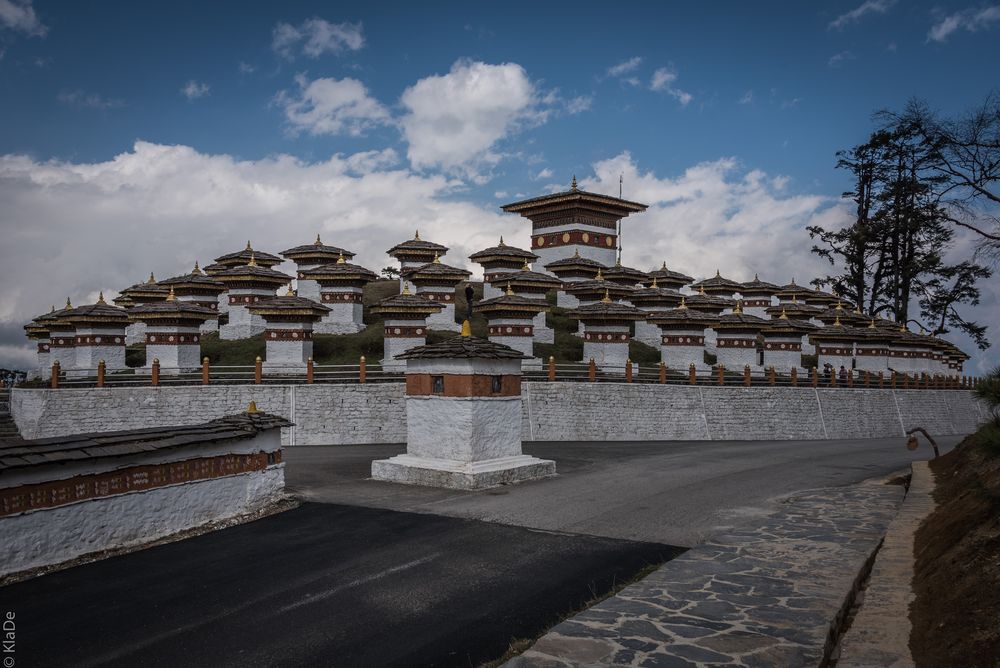 Bjutan - Dochu-la Pass - Druk Wangyal Chorten