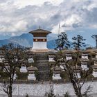 Bjutan - Dochu-la Pass - Druk Wangyal Chorten - Panorama