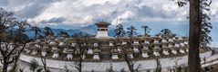 Bjutan - Dochu-la Pass - Druk Wangyal Chorten - Panorama