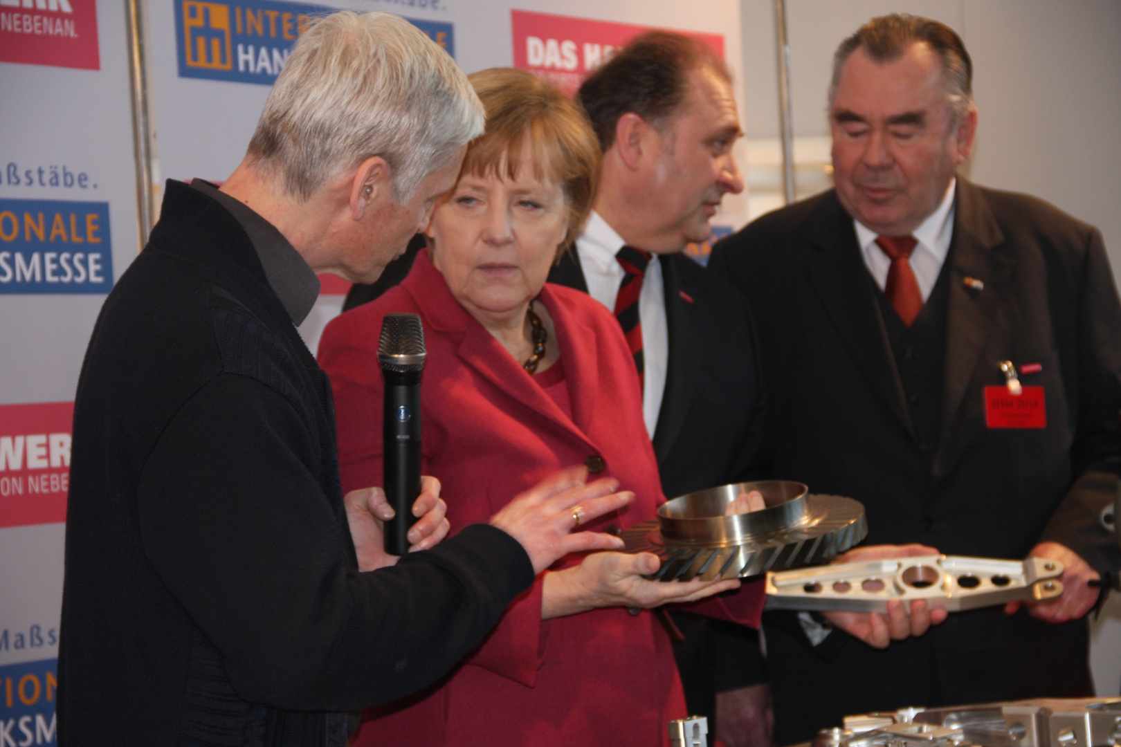 BK Angela Merkel auf der Internationalen Handwerksmesse 14.3.2014 München