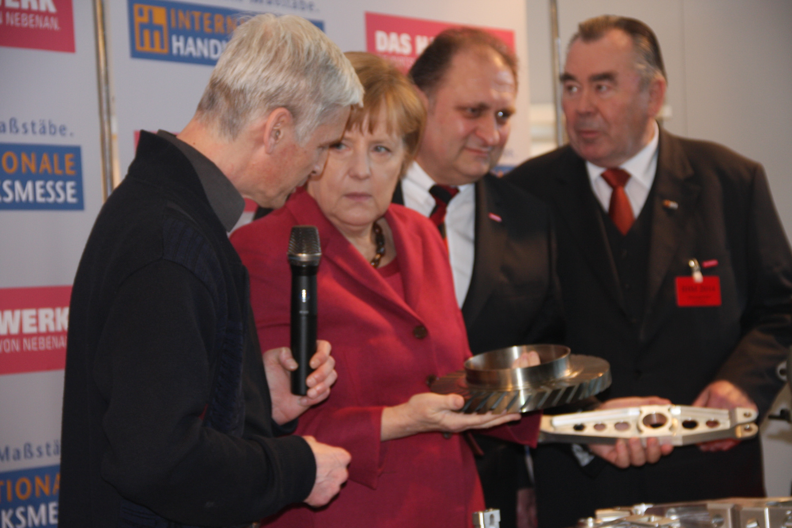 BK Angela Merkel auf der internationalen Handwerksmesse 14.3.2014 München
