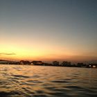 BKK sunset from a long tail boat