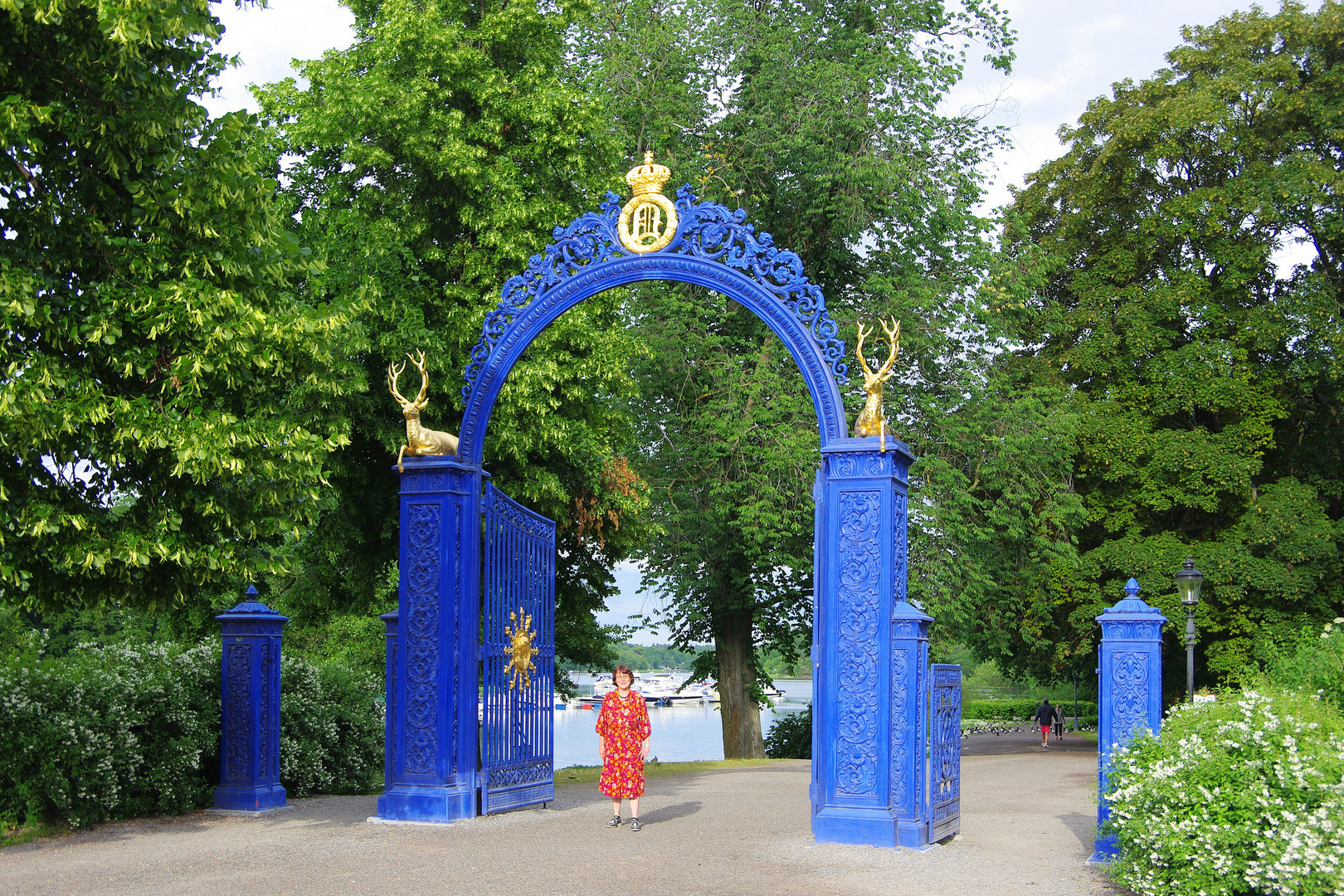 Blå porten - Das blaue Tor - in Stockholm