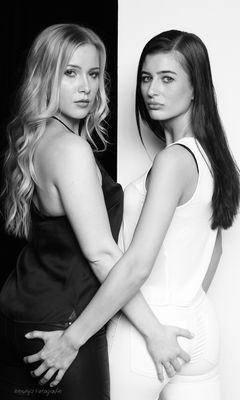 ...black and white...