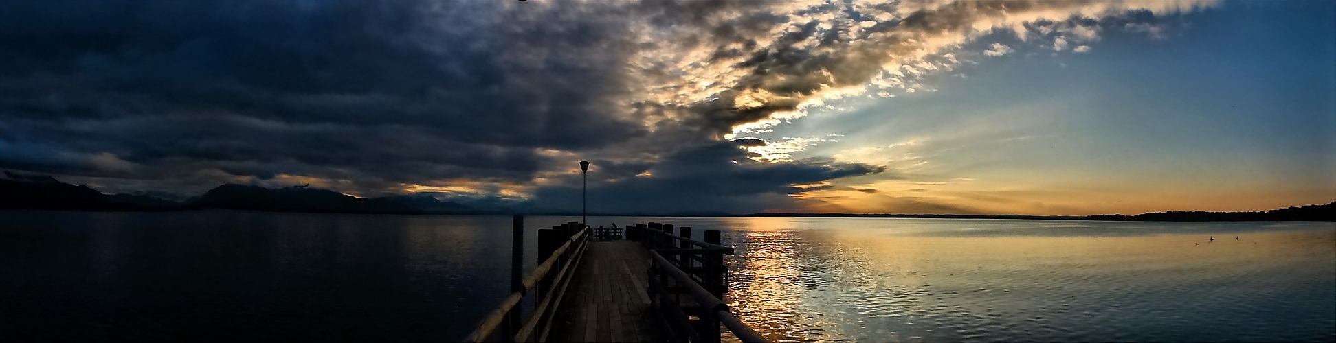 Black and White am Chiemsee