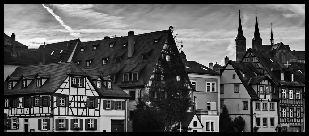 Black and white mood am Kranen