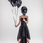 black balloons