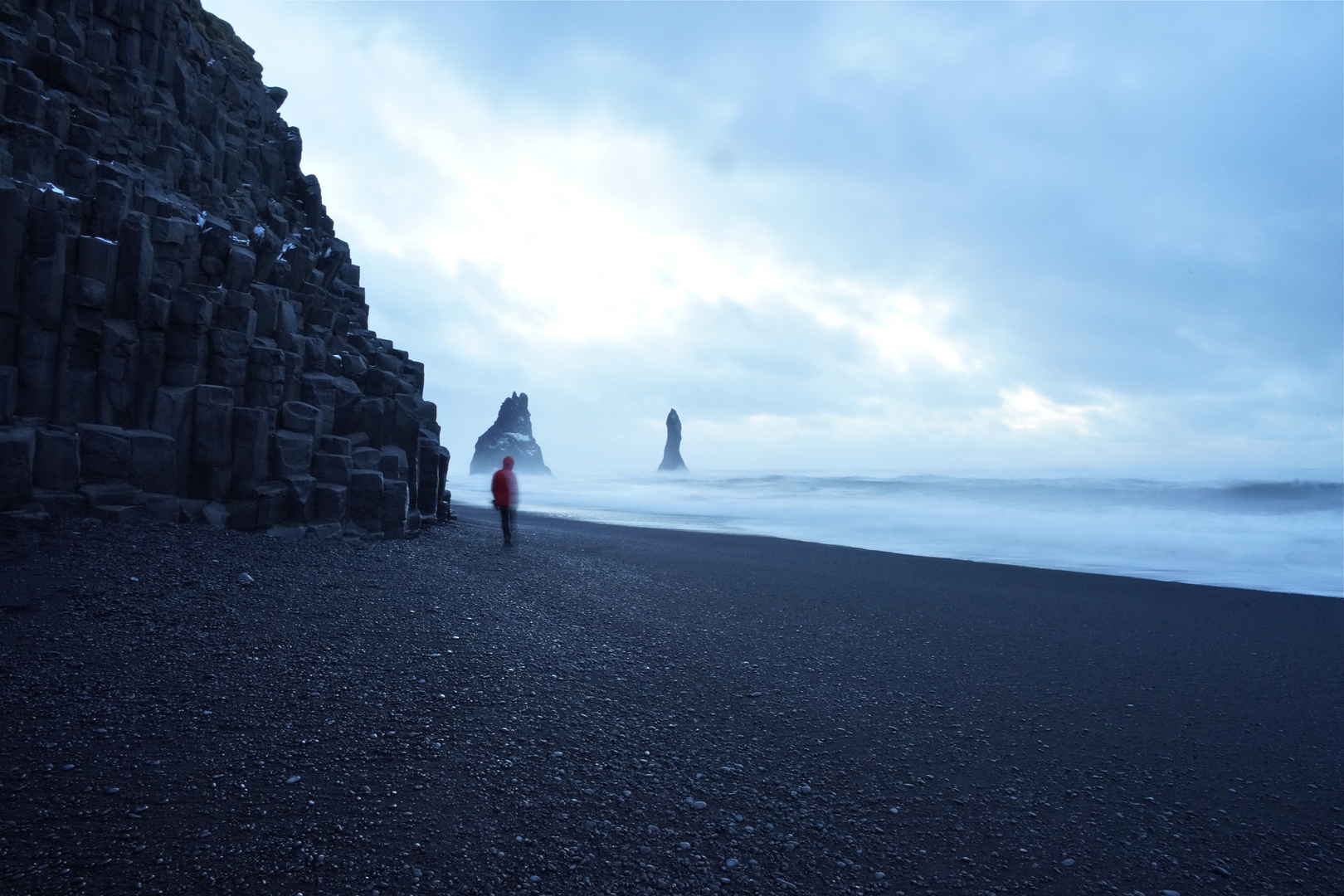 Black Beach Moment