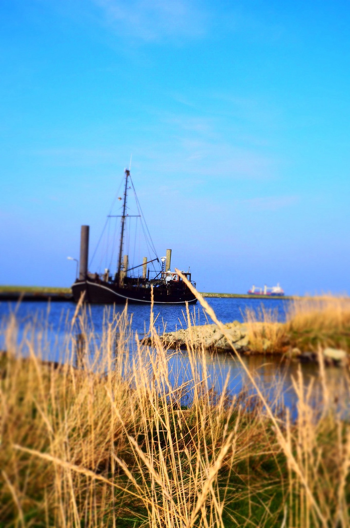 Black boat