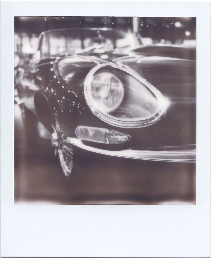 black e-type / Polaroid SX70 - Impossible