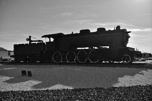 Black friday, Locomotora de vapor, Renfe 240-F-2244 (E) Alcazar de San Juan