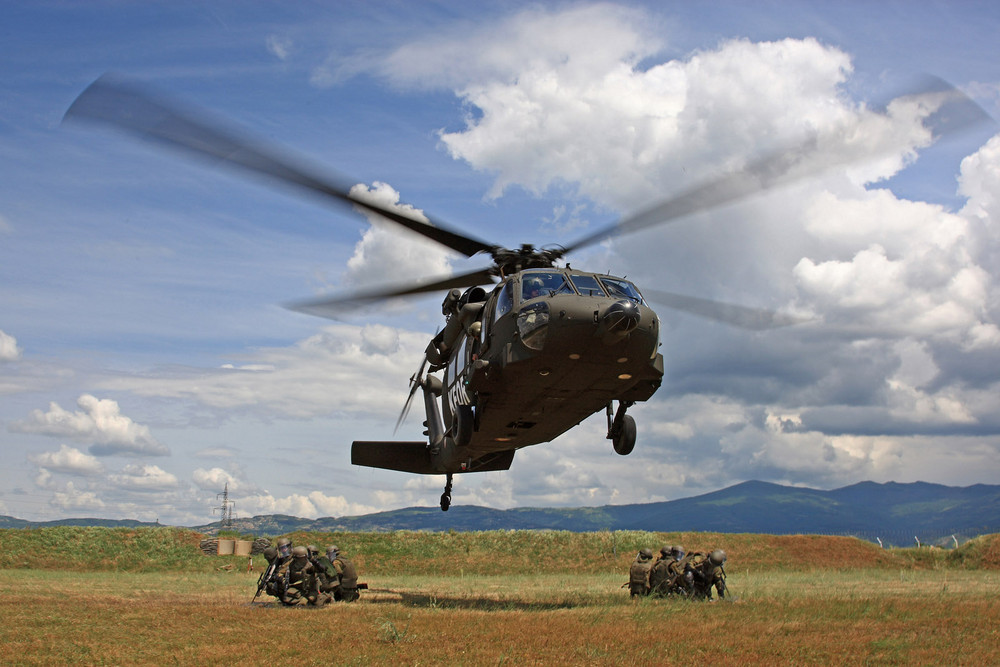 Black Hawk lift-off