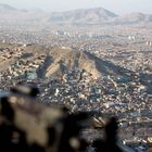 Black Hawk over Kabul City