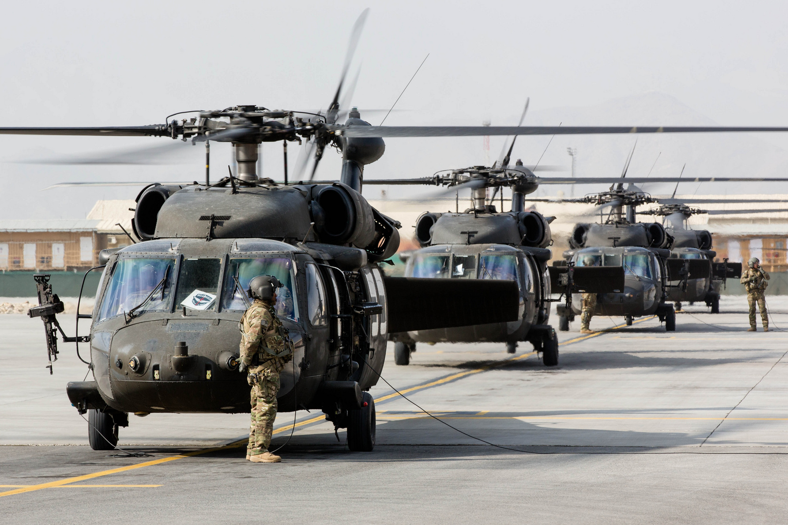 Black Hawks - ready for take off