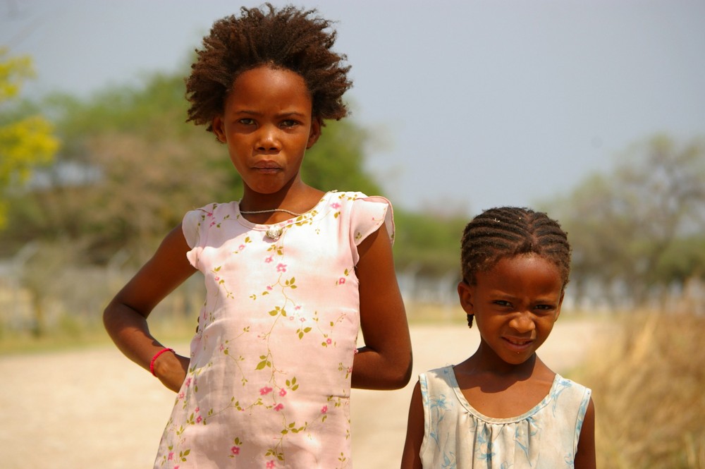 Black is beauty  - Mädchen in Namibia