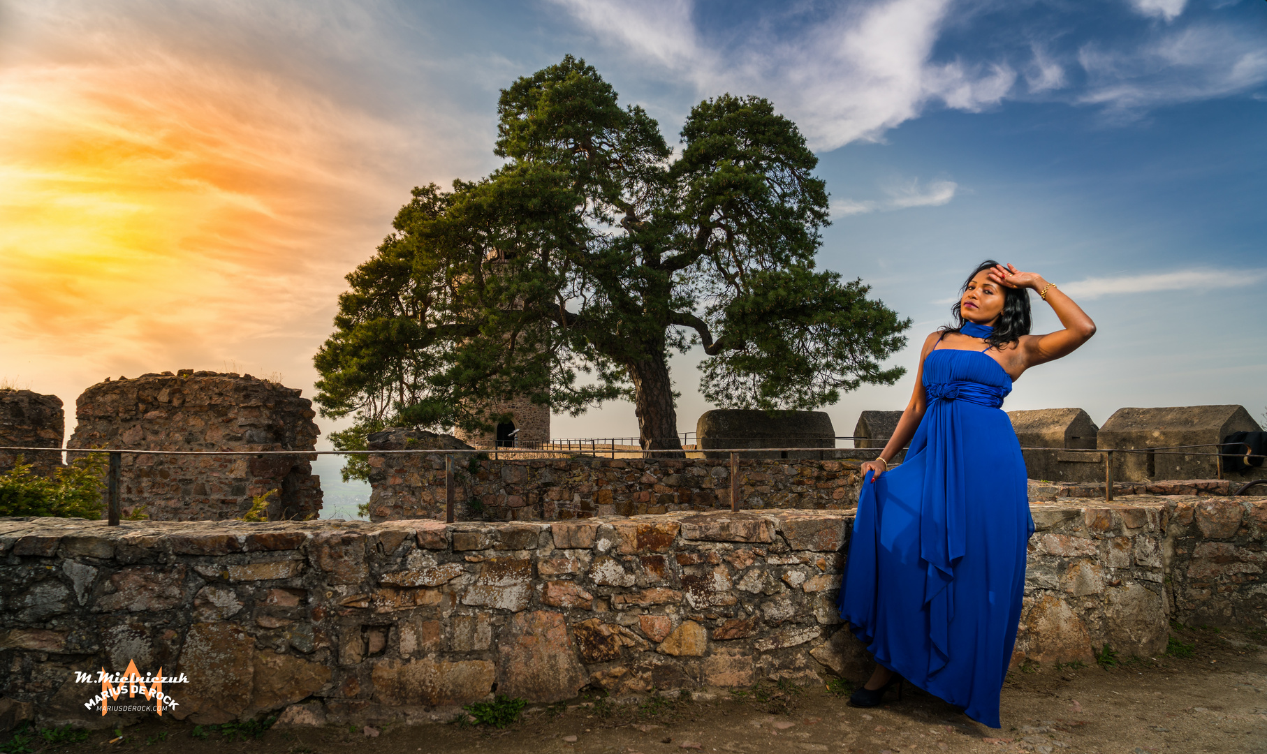 Black Lady auf dem Schloss 