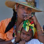 Black lady with her daughter 2