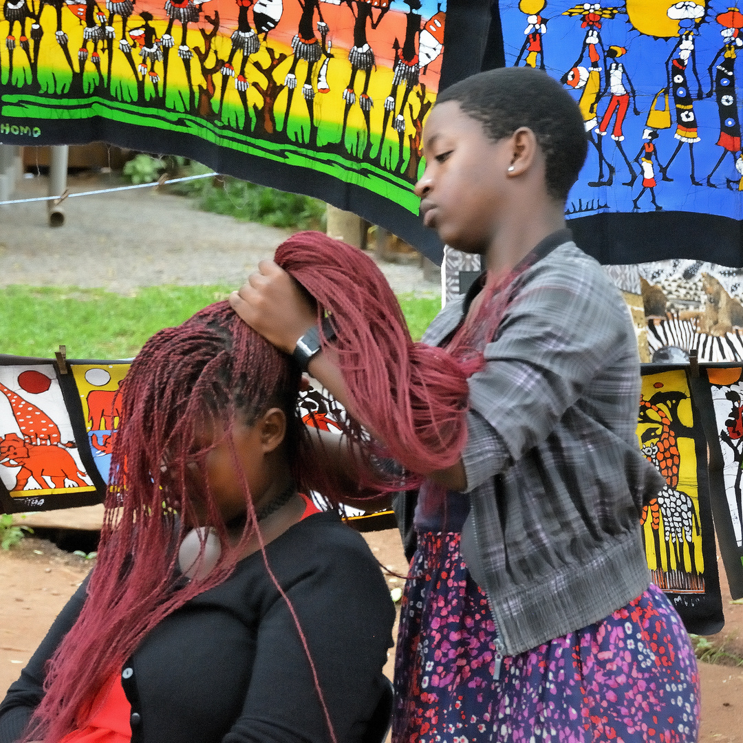 Black Magic Woman VIII - Outdoor Hairdresser