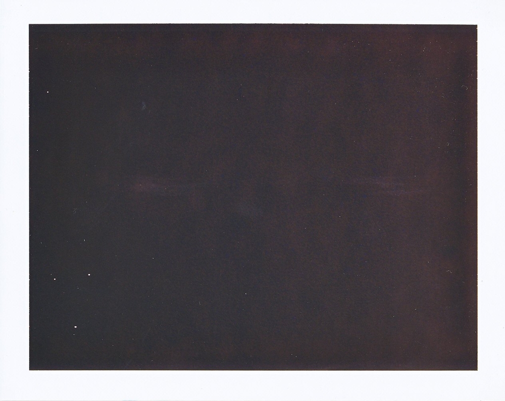Black Painting - Polaroid