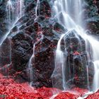 Black Red Wasserfall