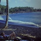 Black Sand Beach Kalapana Big Island