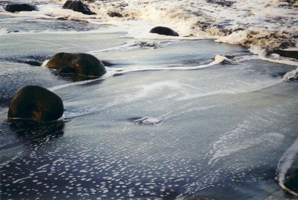 black sand