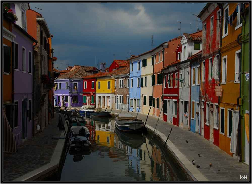 Black sky in Burano...