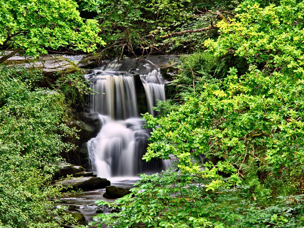 Black Spout Waterfall - Detailansicht