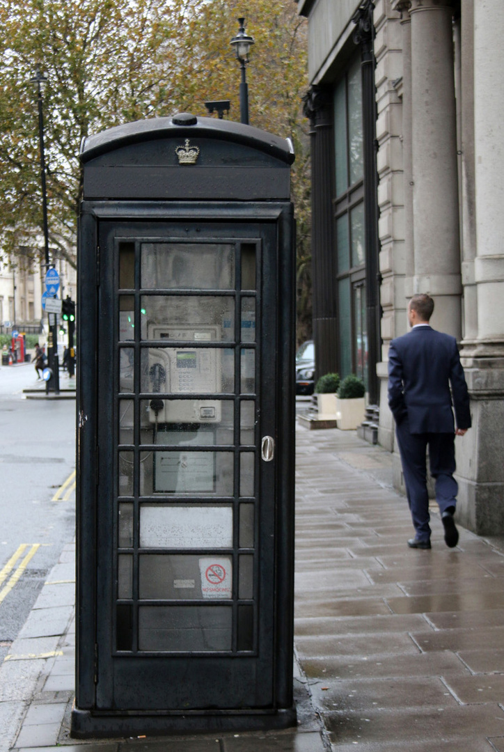 black Telephone booth