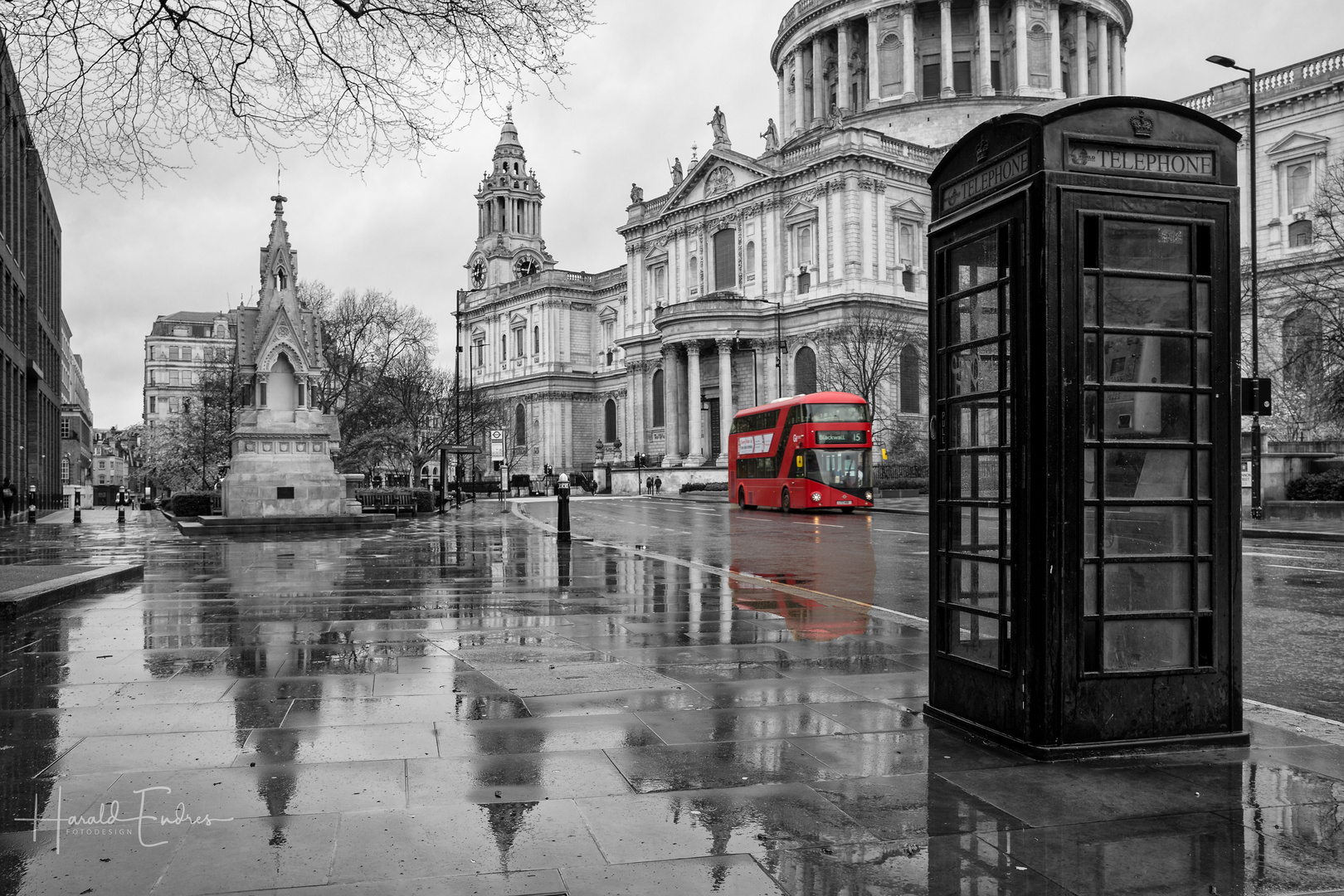 Black telephone box