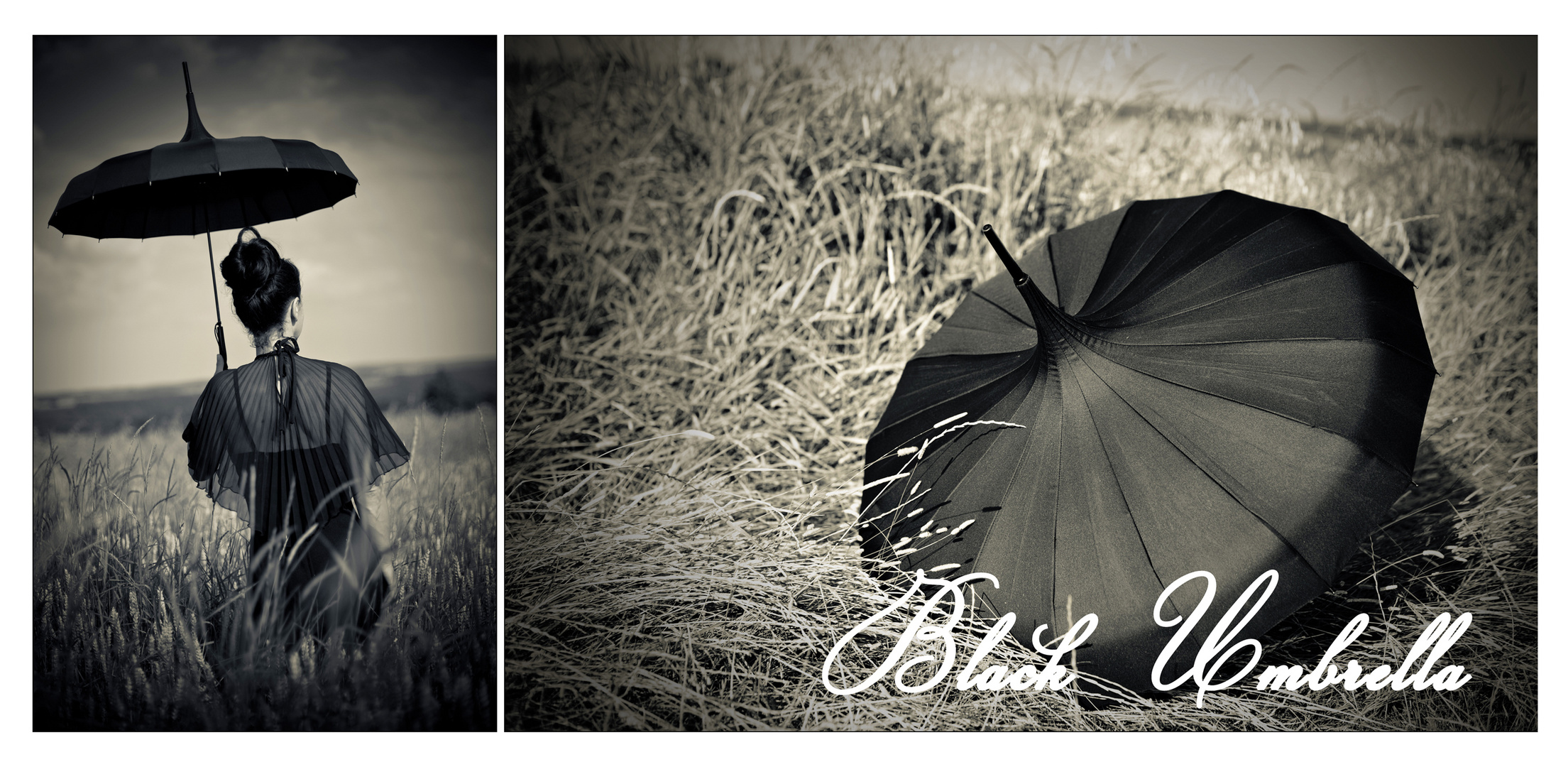 black umbrella