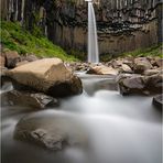 black waterfall