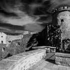 BLACK & WHITE : CROATIA - CASTLE TRSAT - RIJEKA