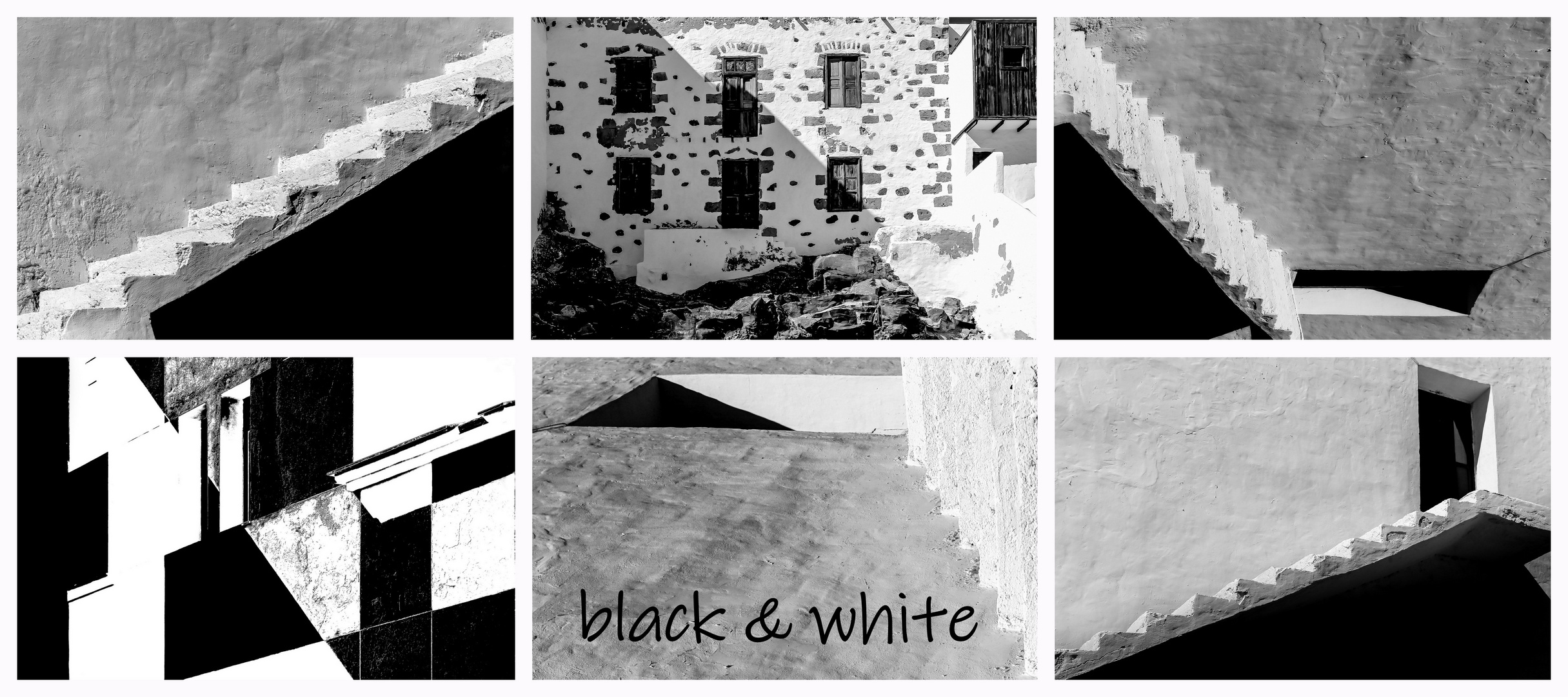 black & white