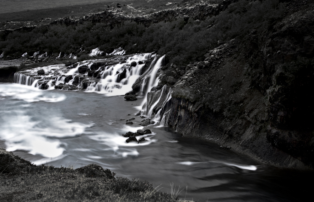 black-white of iceland II