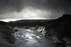 black-white of iceland III