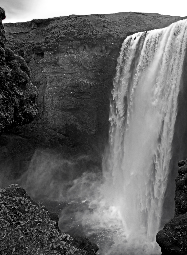 black-white of iceland VII