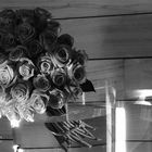 Black & White Rose Bouquet @ Marriott Irvine